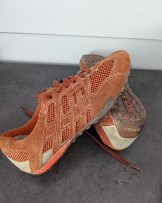 Scarpe Geox Sport Colore Ruggine