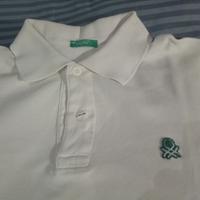 Polo BENETTON manica lunga anni 7-8