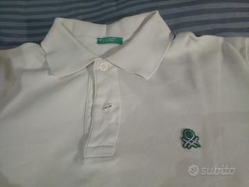 Polo BENETTON manica lunga anni 7-8