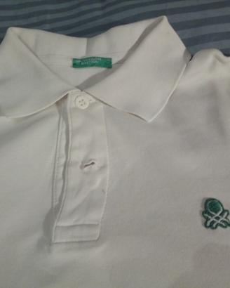 Polo BENETTON manica lunga anni 7-8