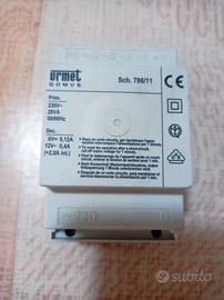 Alimentatore citofonico URMET sch.8500 - Giardino e Fai da te In
