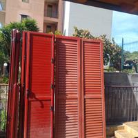 Persiana veneziana rossa