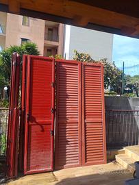 Persiana veneziana rossa