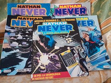 Lotto 5 fumetti Nathan Never 1a stampa anni 90 