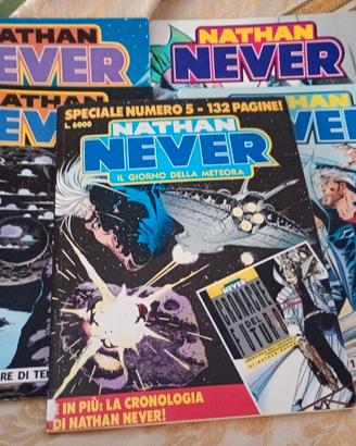 Lotto 5 fumetti Nathan Never 1a stampa anni 90 
