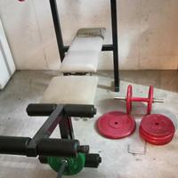 PALESTRA (PANCA PESI) - ASTA/MANUBRIO/PESI