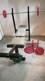 PALESTRA (PANCA PESI) - ASTA/MANUBRIO/PESI