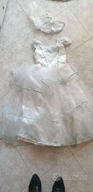 Vestito carnevale bimba principessa delle nevi