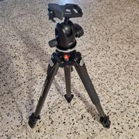 Treppiede Manfrotto 190XB e Testa a Sfera 496RC2