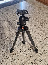 Treppiede Manfrotto 190XB e Testa a Sfera 496RC2