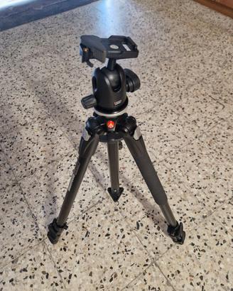 Treppiede Manfrotto 190XB e Testa a Sfera 496RC2