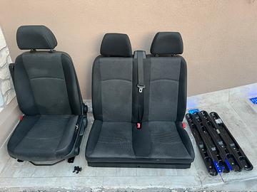 Sedili e binari  Mercedes Vito W639,anche separati