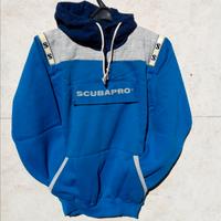 SCUBAPRO FELPA UNISEX A COLLO ALTO CON CAPPUCCIO