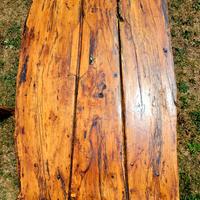 Superbo TAVOLINO in legno d'ulivo massello '60
