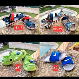 Sandali Crocs C11 e Nike 27 28 29 mare piscina