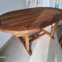 Tavolo in teak allungabile