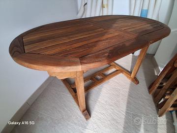 Tavolo in teak allungabile