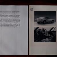 Brochure depliant Alfa Romeo Montreal 