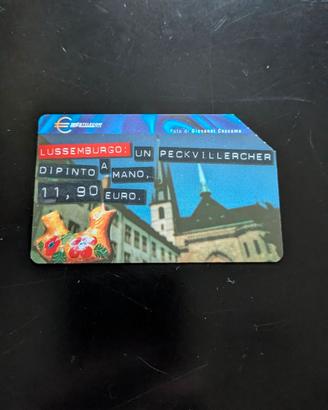Scheda telefonica: Capitali dell'Euro - Lussemburg