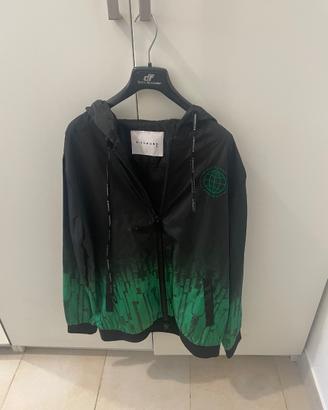 Felpa Richmond nera e verde taglia 42 unisex nuova
