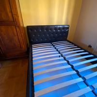 Letto matrimoniale ECOPELLE