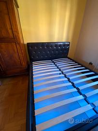 Letto matrimoniale ECOPELLE