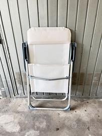 Sedie a sdraio reclinabili giardino