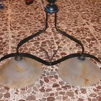 lampadario doppio