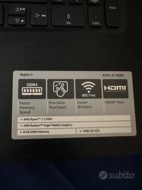 Laptop acer ASPIRE 3