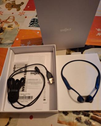 Cuffie bluetooth Shokz Openrun Mini blu
