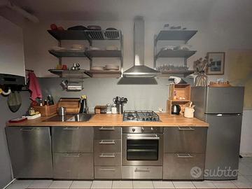 Cucina acciaio ikea