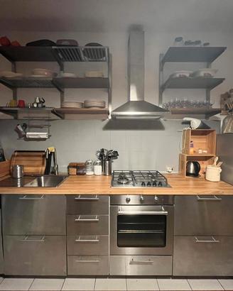 Cucina acciaio ikea