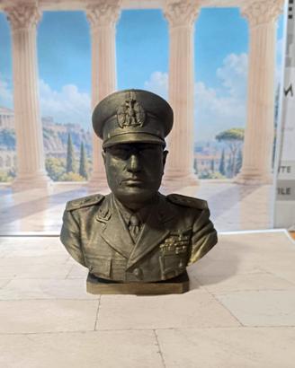 Busto Benito Mussolini Il Duce Statua Collezione *