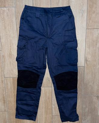 Pantalone da lavoro Kaama blu scuro TG M