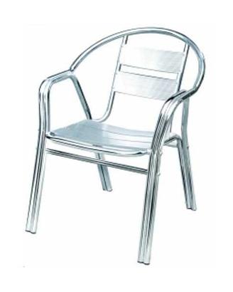 Garden - sedia impermeabile all'acqua in alluminio