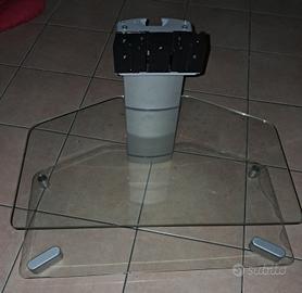 PORTA TV CON MENSOLE IN VETRO   €  55 TRATT.