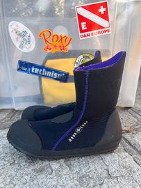 Calzari da Sub Aqua Lung 5mm con Suola - Taglia 39