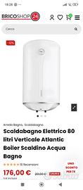 Scaldabagno Ataltic verticale ego 80l