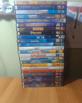 grande lotto di  24 film Disney in dvd