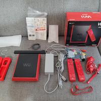 Consolle mini   Wii rossa boxata e Nintendo 64