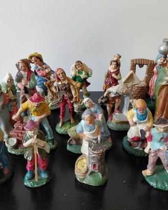 statuine presepe vintage 
