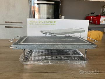 Kasanova grill da tavolo con pietra ollare