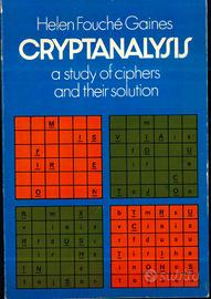 Libro Crittografia "Cryptanalysis" - Helen F. Gain