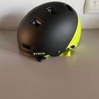 Casco Skater B'Twin Nero & Giallo Fluo - Taglia M