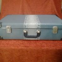 VALIGIA DI CARTONE/PLASTICA VINTAGE ANNI 40' 50'