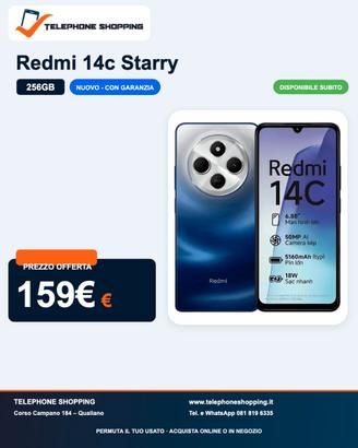 Xiaomi Redmi 14c 8/256GB Starry Nuovo