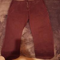 pantaloni marroni tommy hilfiger taglia w34