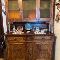credenza in ciliegio stile liberty