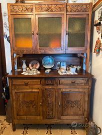 credenza in ciliegio stile liberty