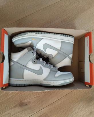 Scarpe Nike Dunk High Wolf Grey. Unisex.   - Codic